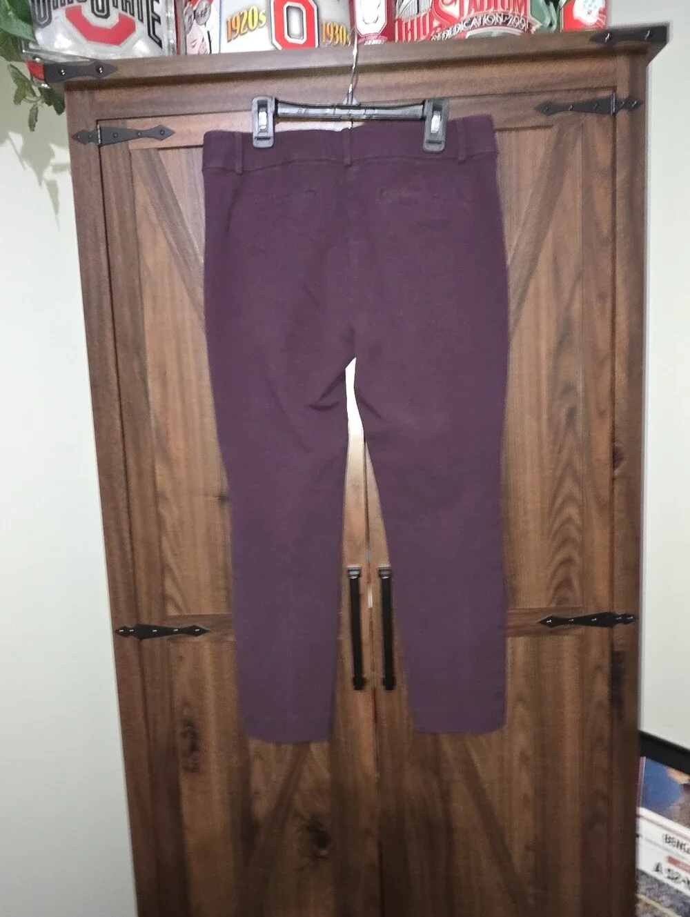 Deep Purple LOFT Petite Skinny Pants Size 6 Petite - Picture 2 of 7